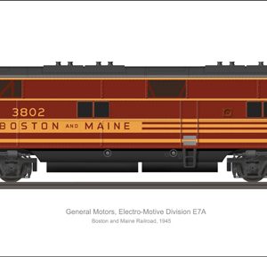 EMD E7A Boston and Maine