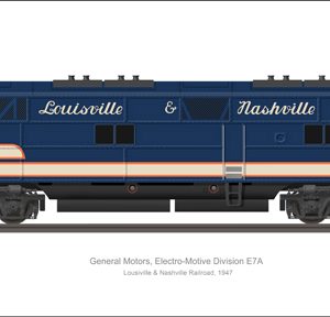 EMD E7A Louisville and Nashville