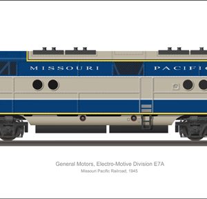EMD E7A Missouri Pacific