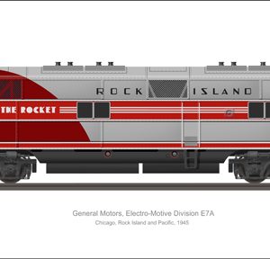 EMD E7A Rock Island Line