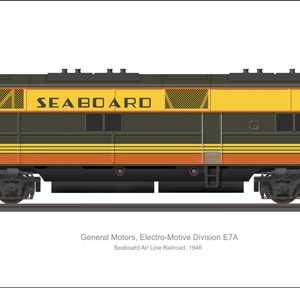 EMD E7 SEABOARD