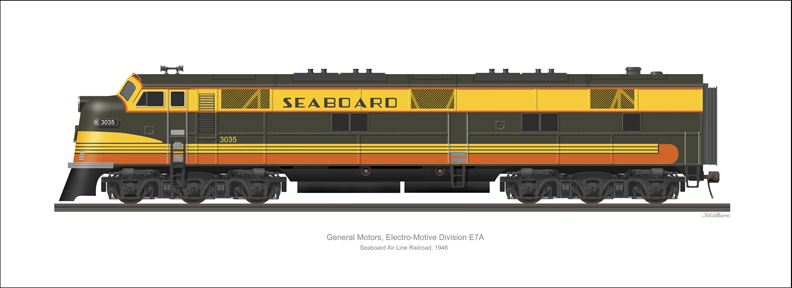 EMD E7 SEABOARD