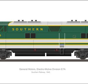 EMD E7A SOUTHERN