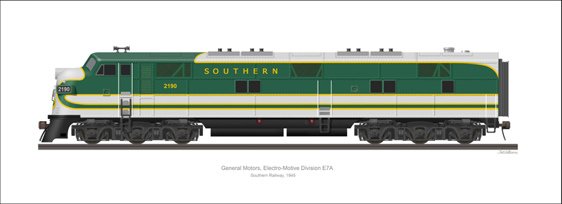 EMD E7A SOUTHERN