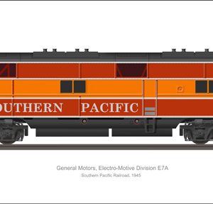 EMD E7A Southern Pacific