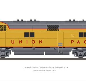 EMD E7A Union Pacific