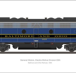 EMD E8A Baltimore and Ohio