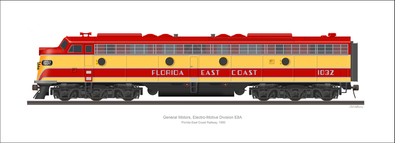 EMD E8A Florida East Coast