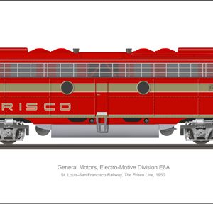 EMD E8A The Frisco Line