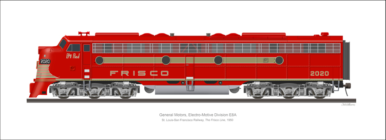 EMD E8A The Frisco Line