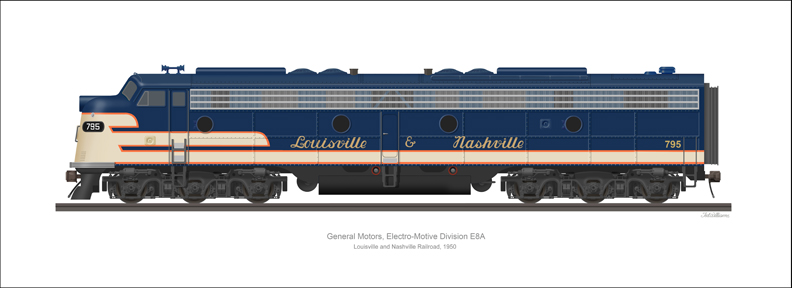 EMD E8A Louisville and Nashville