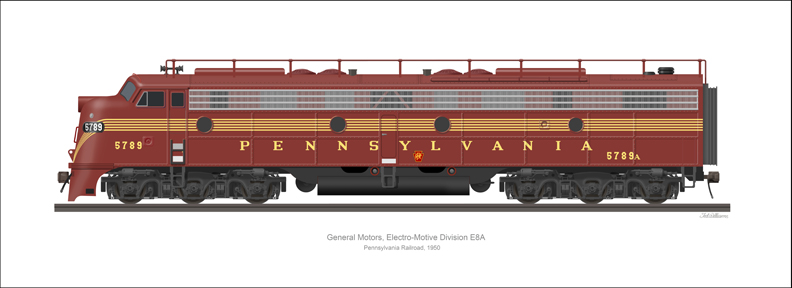 EMD E8A Pennsylvania Railroad