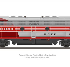 EMD E8A Rock Island Line