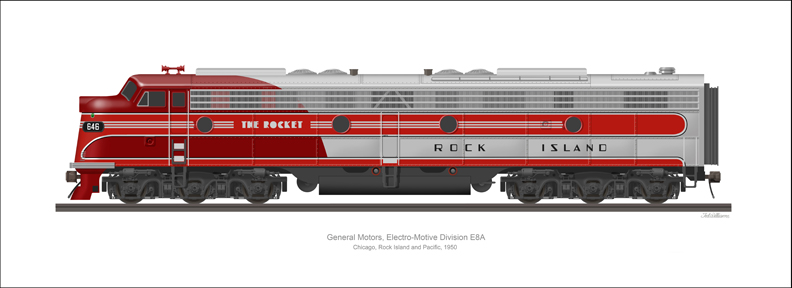 EMD E8A Rock Island Line