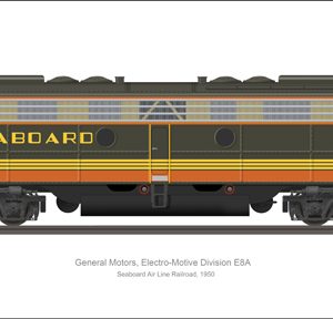 EMD E8A SEABOARD