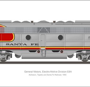 EMD E8A Santa Fe
