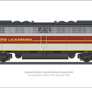 EMD E8A Erie Lackawanna