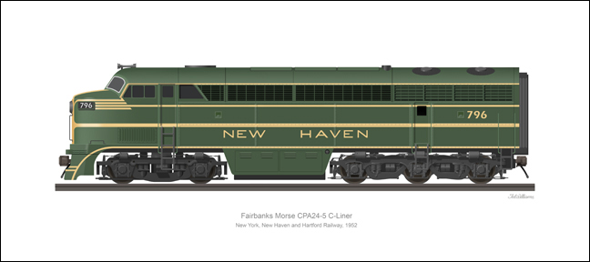 FM CPA24-5 New York, New Haven and Hartford Railroad