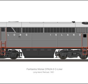 FM CPA24-5 C-liner Long Island Railroad