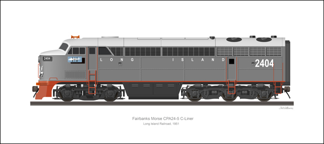 FM CPA24-5 C-liner Long Island Railroad