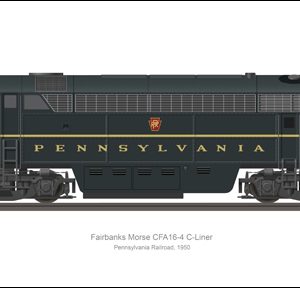 FM CFA16-4 C-Liner Pennsylvania Railroad