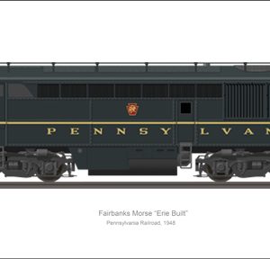 FM Erie Built Pennsylvania Railroad