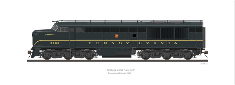 FM Erie Built Pennsylvania Railroad
